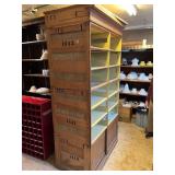 Lot #190 1910 Stacking Oak Clothing Store Displays Lot #190 1910 Stacking Oak Clothing Store Displays