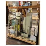 Lot #364 Approx. 10 Antique beveled mirrors