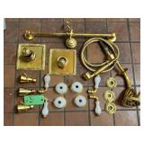 Lot #73 Sherle Wagner Shower Set Gold Plated