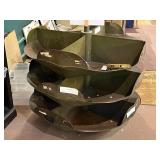 Lot #100 Vintage Revolving Rotobin Storage Rack #1 Lot #100 Vintage Revolving Rotobin Storage Rack #1