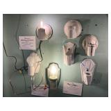 Lot #353 Antique Porcelain Bathroom Sconces Lot #353 Antique Porcelain Bathroom Sconces
