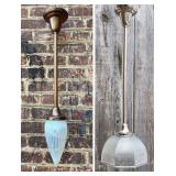 Lot #146 Group of 3 Lights incl. Blue Opal Swirl Lot #146 Group of 3 Lights incl. Blue Opal Swirl