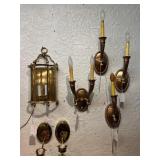 Lot #290 Misc. Antique Scone Light Lot #3