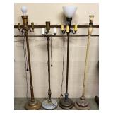 Lot #296 Antique Decorative Floor Lamps Lot #296 Antique Decorative Floor Lamps