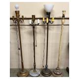 Lot #296 Antique Decorative Floor Lamps