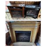 Lot #76 Electric Fire Place Group of 2