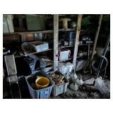 Lot #122 Barn Group #4- Tools, Christmas, Scrap