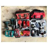 Lot #11 Large Tool Lot incl. Milwaukee, Makita
