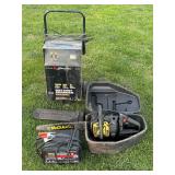 Lot #30 (2) Battery Chargers and Chain Saw