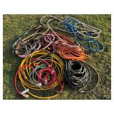 Lot #56 Extension Cords, Air Hose, etc.