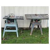 Lot #40 (2) Table Saws- 10" Delta & Craftsman
