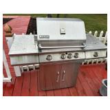 Lot #90 Jenn-Air Stainless Steel Grill with Extras