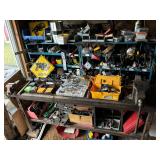 Lot #104 Tool Shed #2 Group #2- Loaded Work Bench