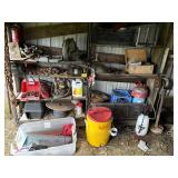 Lot #119 Barn Group #1- Chain, Wire, Shelf, Water