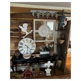 Lot #66 Large Misc. Decor Group #1- Clock, Window