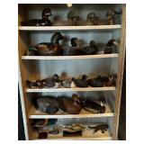Lot #25 Large Duck Decoy Lot in Cabinet