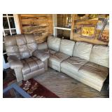 Lot #139 Sectional & Armchair