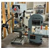 Lot #8 Delta Power Tools- Band Saw & Press (AS/IS)