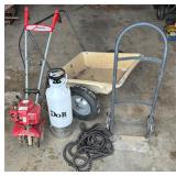 Lot #44 Utility Cart, Hand Truck, Sprayer