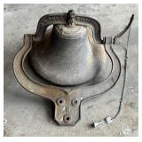 Lot #19 Antique Farm Bell- CS Bell #2