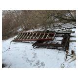 Lot #111 Outdoor Misc.- Ladder, Scaffolding, Pics