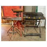 Lot #65 Ridgid Model VJ99 Rollers & Workmate