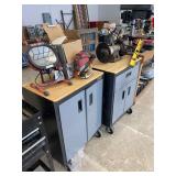 Bench Grinder, Tool Cabinets