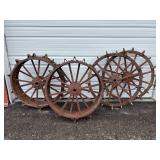 Tractor Wheels will sell by the Pair Tractor Wheels will sell by the Pair