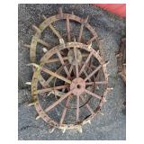 Tractor Wheels will sell by the Pair Tractor Wheels will sell by the Pair