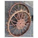Tractor Wheels will sell by the Pair Tractor Wheels will sell by the Pair