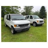 (2) 2005 Ford Econoline Work Vans
