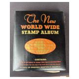 the New World wide stamp album