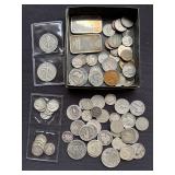 Variety of Silver Coins
