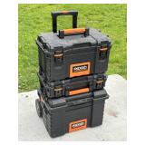 Ridgid 3 pc Stacking Tool Box System