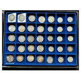 Coin Collection- Nice Variety of Silver Dollars- Morgan, Peace