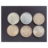 Peace Silver Dollars incl. 1922-1923