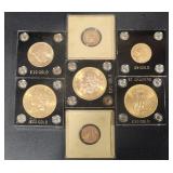 Large Coin Collection with Gold and Silver Large Coin Collection with Gold and Silver