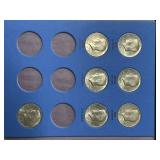 #3022 Book of (18) Kennedy Silver Halves #3022 Book of (18) Kennedy Silver Halves