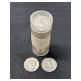 #3025 Roll of (42) Silver Quarters #3025 Roll of (42) Silver Quarters