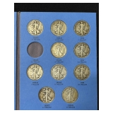 #3021 Book of (23) Walking Liberty Silver Halves #3021 Book of (23) Walking Liberty Silver Halves
