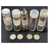 #3032 Nickle Lot incl. Several Rolls- War, etc. #3032 Nickle Lot incl. Several Rolls- War, etc.
