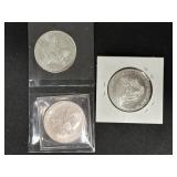 #3056 Group of (3) Loose US Mint American Eagles Silver Dollars #3056 Group of (3) Loose US Mint American Eagles Silver Dollars