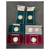 #3065 Lot of (7) Commemorative Silver Coins #3065 Lot of (7) Commemorative Silver Coins