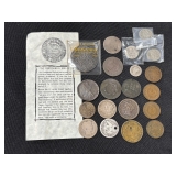 #3034 Misc. Foreign Coin Lot #2 incl. Some Silver, Some US, etc. #3034 Misc. Foreign Coin Lot #2 incl. Some Silver, Some US, etc.