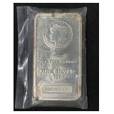 #3057 Five Troy Ounces of .9999 Fine Silver- Silver Bar #3057 Five Troy Ounces of .9999 Fine Silver- Silver Bar