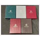 #3059 Group of 5 US Prestige Coin Sets in boxes #3059 Group of 5 US Prestige Coin Sets in boxes