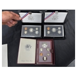 #3060 (2) Premier Silver Proof Sets & Olympic Silver Set #3060 (2) Premier Silver Proof Sets & Olympic Silver Set