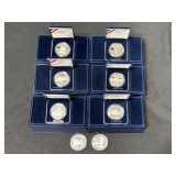 #3061 Lot of (8) Commemorative Silver Dollars #3061 Lot of (8) Commemorative Silver Dollars