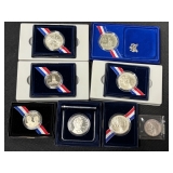 #3064 Lot of (8) Commemorative Silver Dollars #3064 Lot of (8) Commemorative Silver Dollars