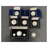 #3062 Lot of (9) Commemorative Silver Coins #3062 Lot of (9) Commemorative Silver Coins